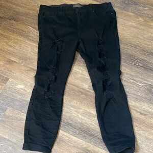Torrid black stretch women’s jeans size 18s